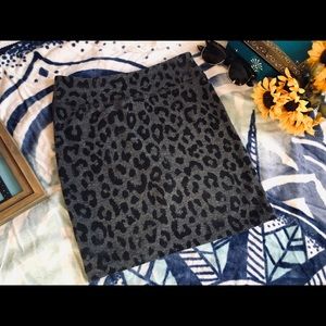 Garage Leopard Print Skirt!
